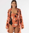Camisola freshly luna Brick abstract