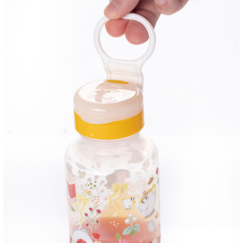 Botella Plática Relieve Princesas Disney 600 ml BELLA