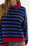 Sweater Boxy Azul