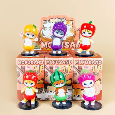 Mini gatitos de fruta decorativos para regalo o colección Sc