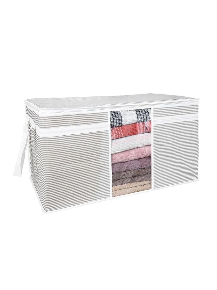 CAJA ORGANIZADORA C/ VISOR - GRIS 