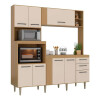 COCINA COMPACTA SSL CH 1034- MASTER 8Ptas 2Caj -Cedro-Arena N/A