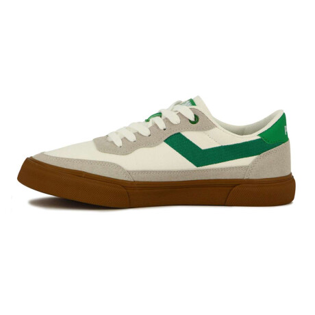 Pony Champion Casual Bronx Hombre Canva-Suede Blanco-Verde