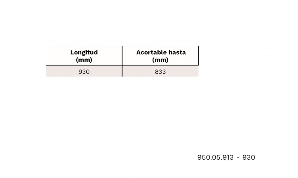 BURLETE Retractil Grueso 950.05.9 930