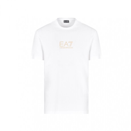 EA7 EMPORIO ARMANI GOLD LABEL VISCOSE-JERSEY CREW White
