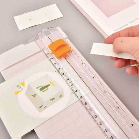 Guillotina para papel 23x13cm Blanco