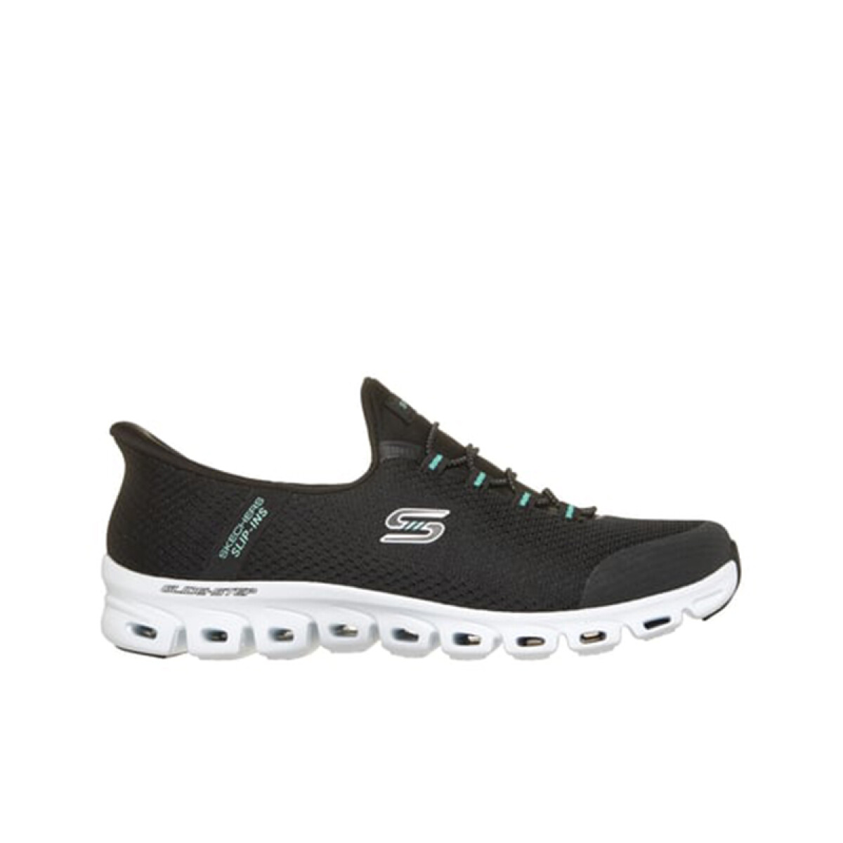 Championes Slip-Ins Mesh Bungee - Negro 