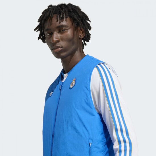 Chaleco Adidas Real Madrid Terrace Icons Azul
