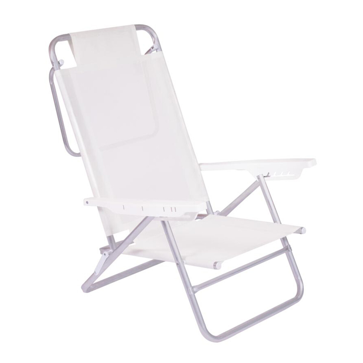 Silla Summer 6 Posiciones Aluminio - BLANCO 