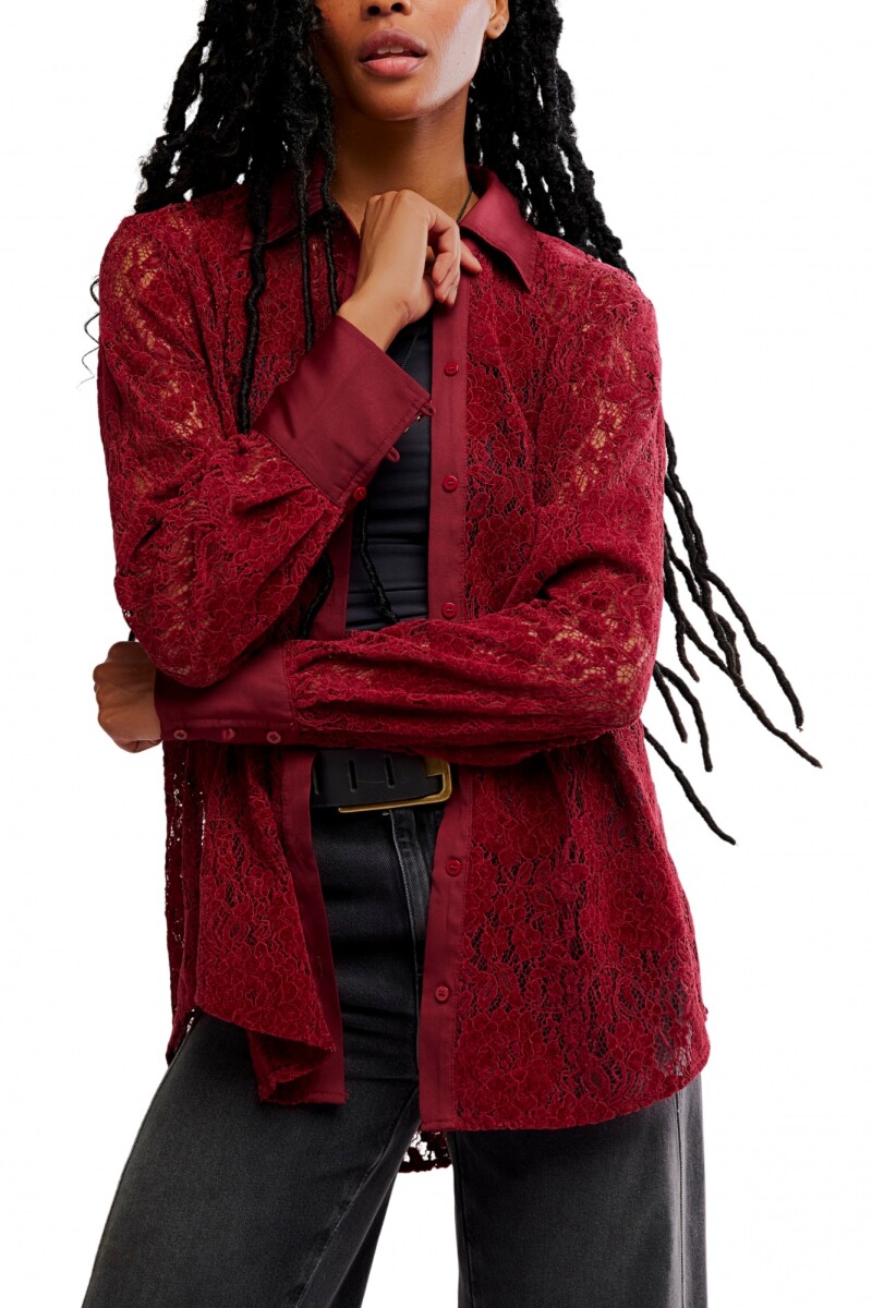 Camisa Faith Bordo