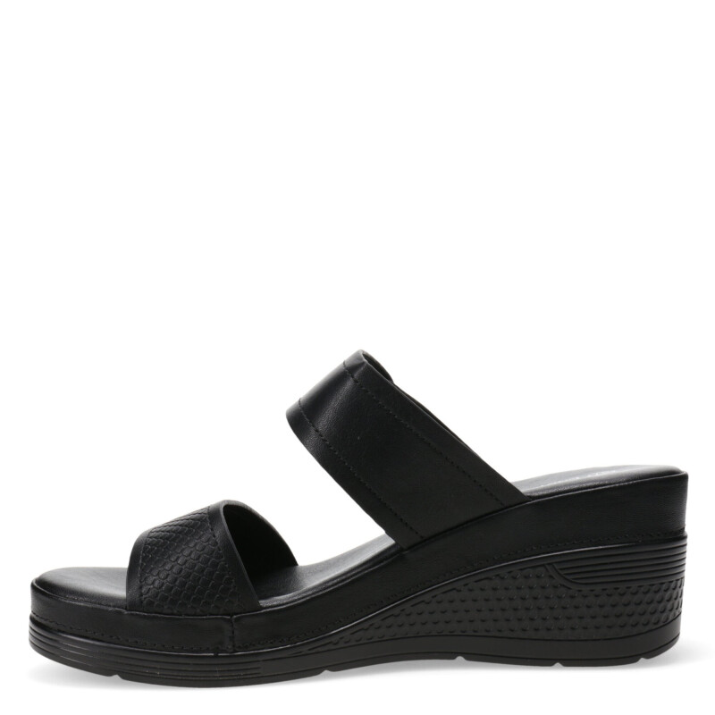 Sandalias de Mujer Lady Confort HAYS con dos tiras Negro