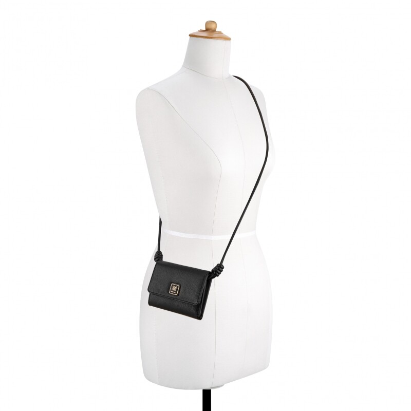 Small Leather Goods Dorsey Trifold Black