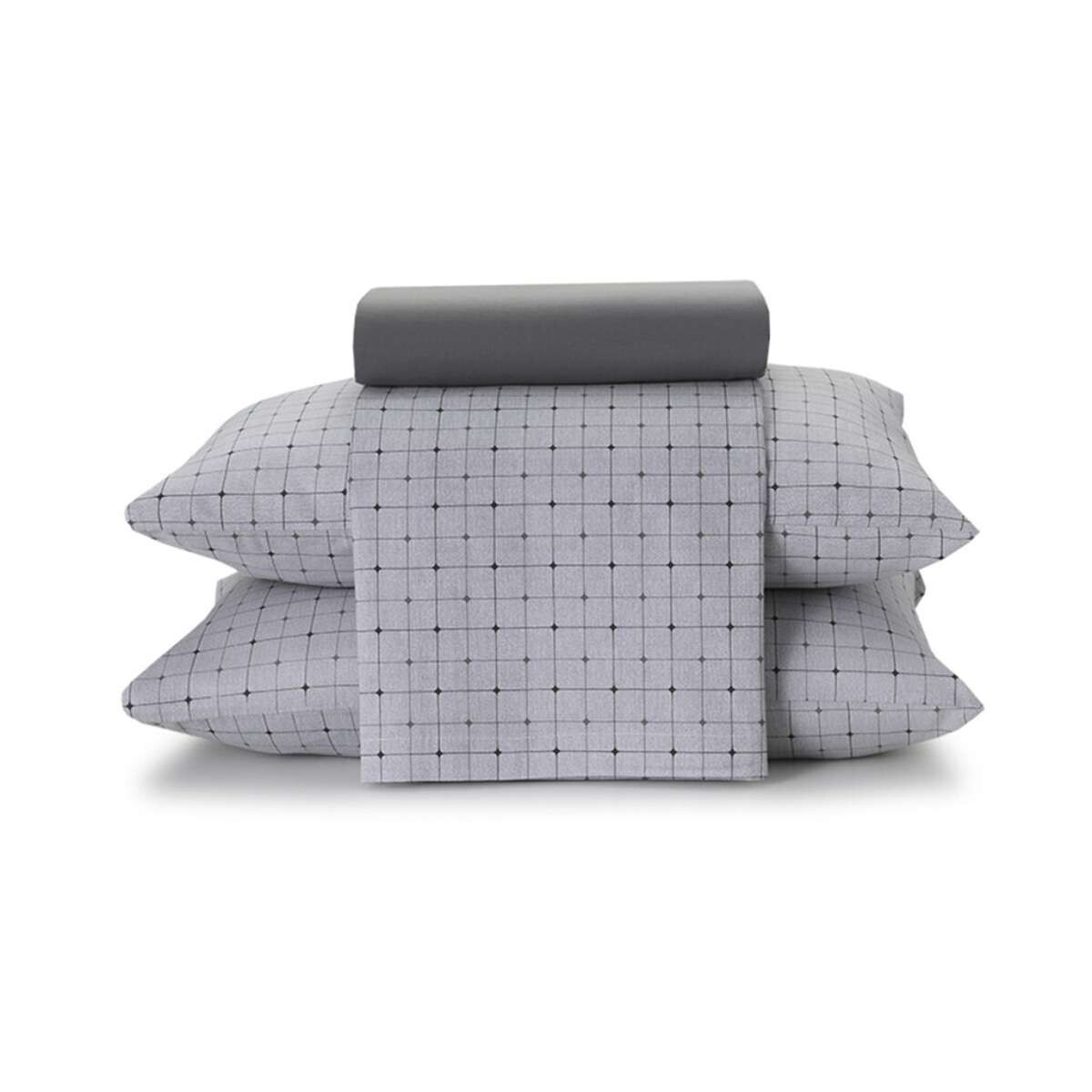 Juego Sábanas King Size Dohler 150 Hilos 100% Algodón - Allan 