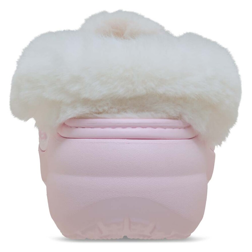 Classic Platform Fuzz Lined Clog W Pink Milk