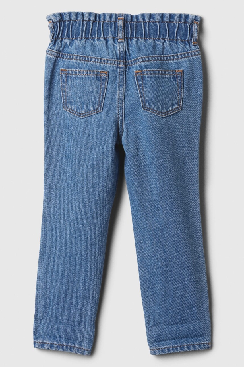 Jean Mom Disney Toddler Niña Medium Wash