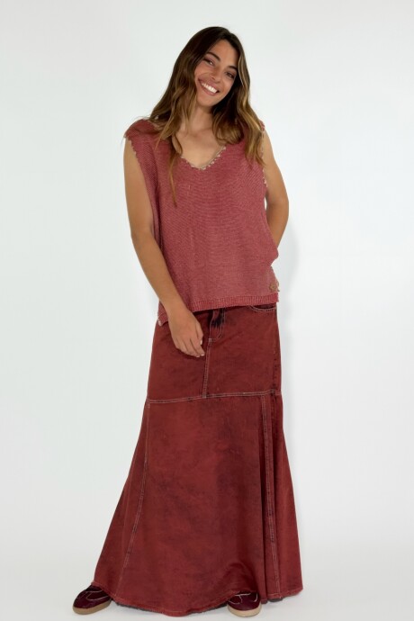POLLERA JACINTA Terracota