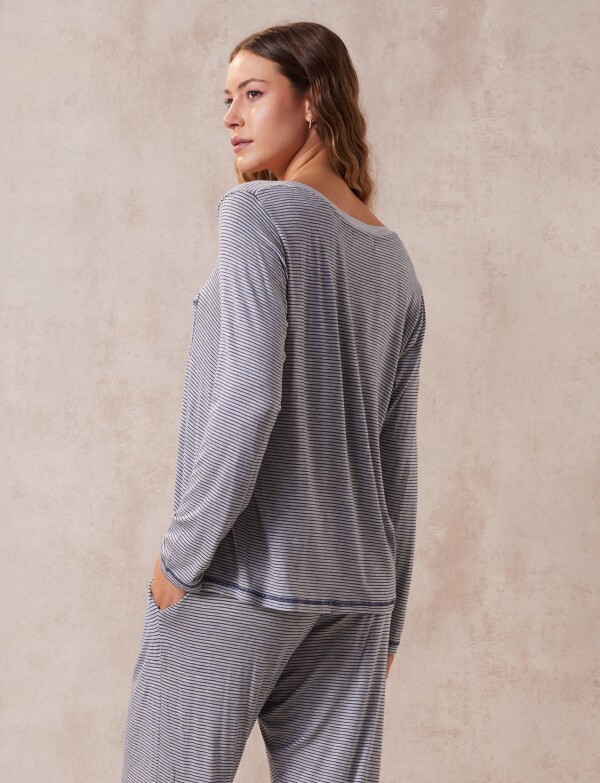 Pijama Con Pantalón GRIS/MULTI