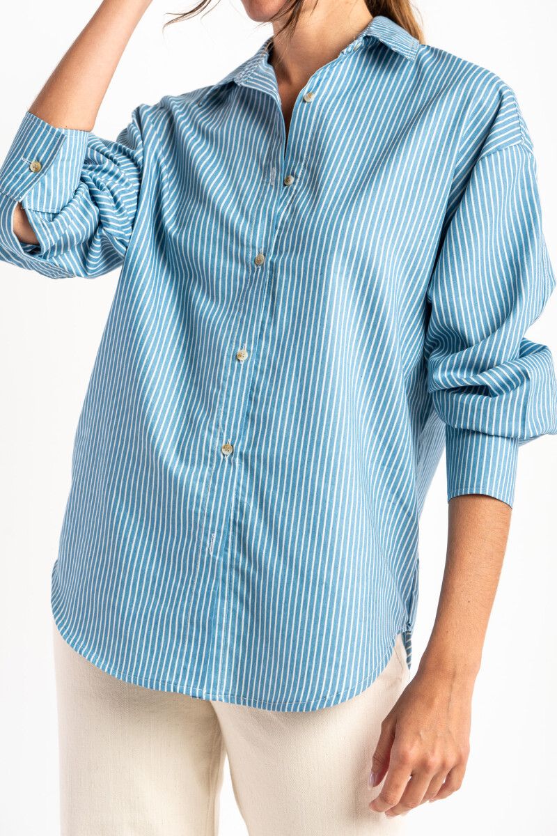 Camisa Celeste