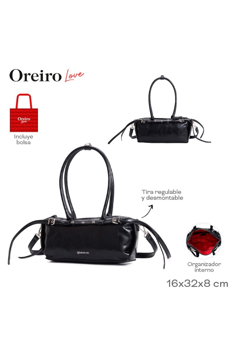 Cartera Las Oreiro Negro