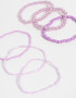 Pulseras Infantiles Set De Pulseras Con Mostacillas - Combinacion Bicolor