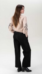 Sweater Flor Beige