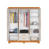 Ropero NT5010 6 Puertas Notavel Freijo Trend | Off White Ropero NT5010 6 Puertas Notavel Freijo Trend | Off White