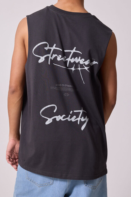 MUSCULOSA RUNDA DIXIE Gris Oscuro