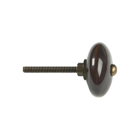 TIRADOR CERÁMICA CERAMICA MARRON 0517