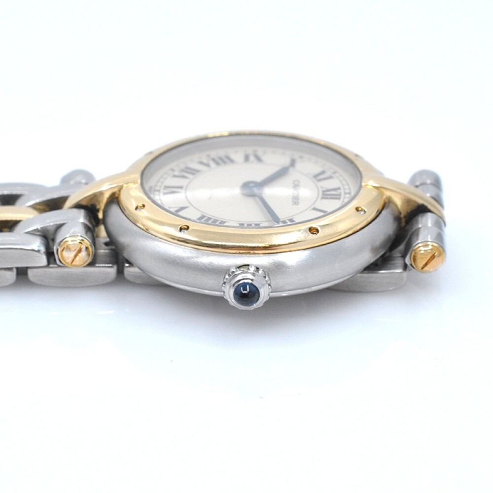 Cartier Panthere Ronde 166920 quartz 24 mm acero y oro Cartier Panthere Ronde 166920 quartz 24 mm acero y oro