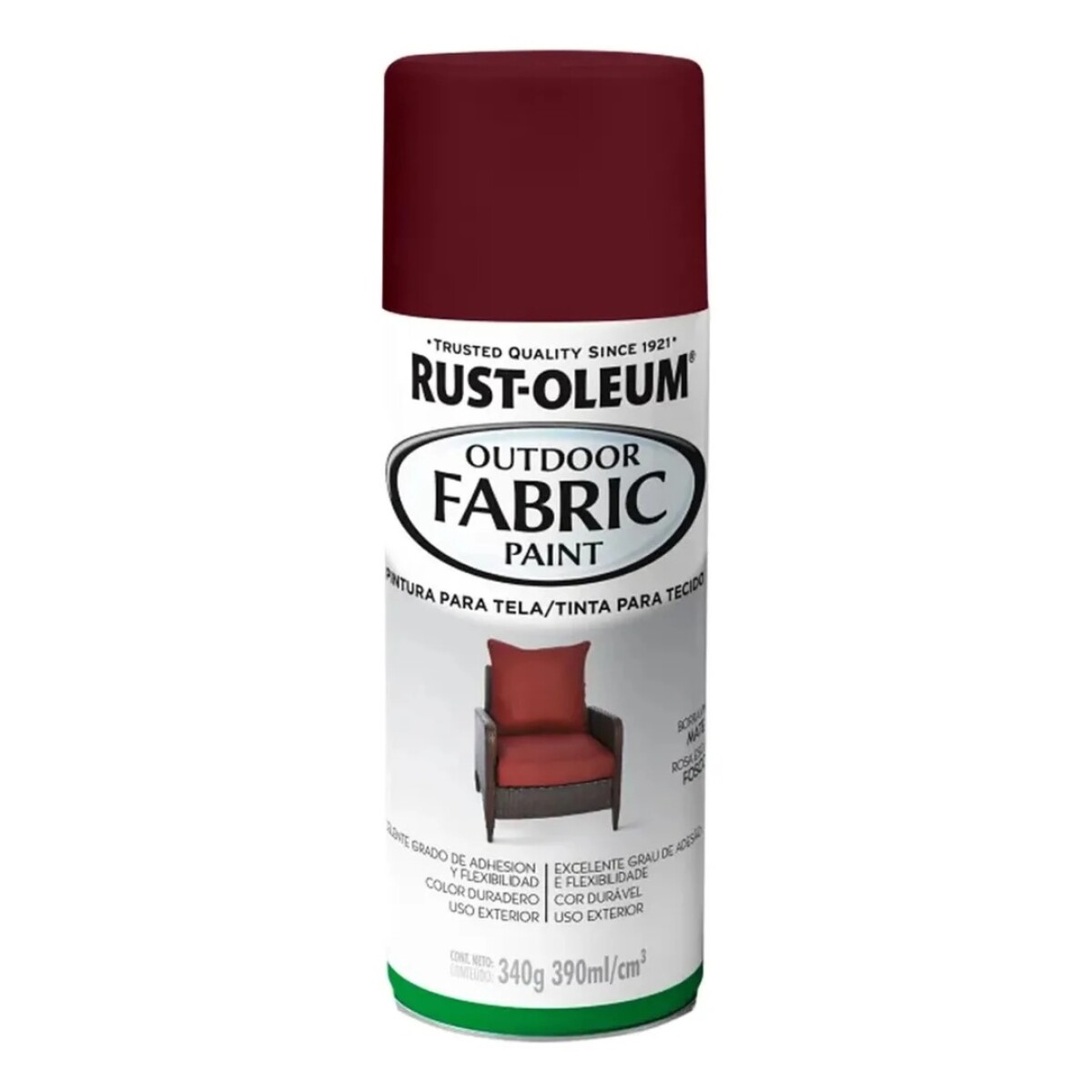 Pintura en Aerosol para Telas y Ropa Rojo Oscuro Rust-Oleum 