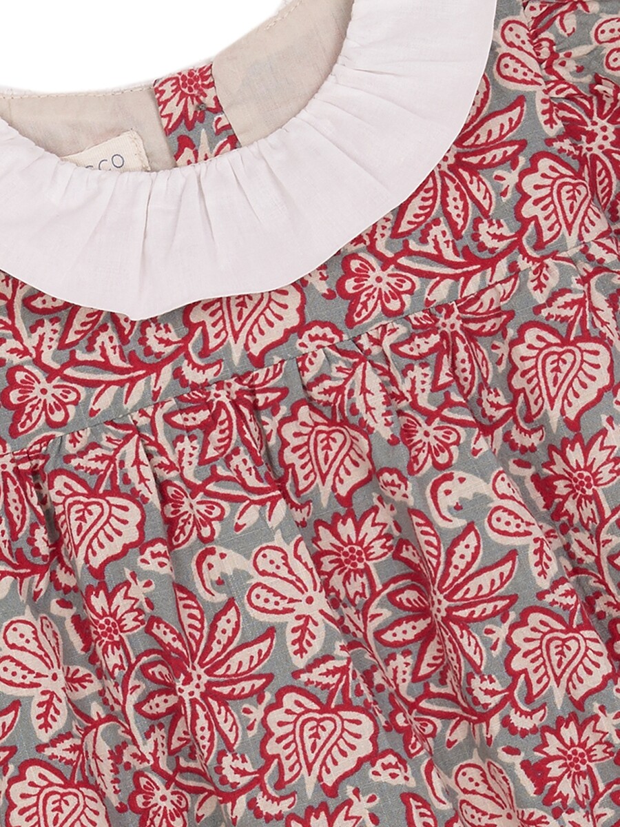 Ranita Flor India Verde Oscuro