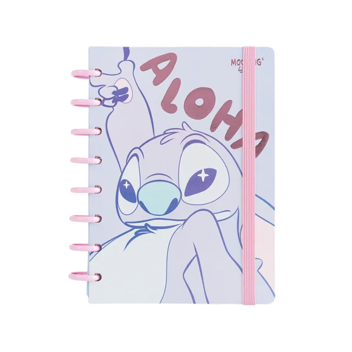 Cuaderno Mooving A5 c/ Discos - Stitch 