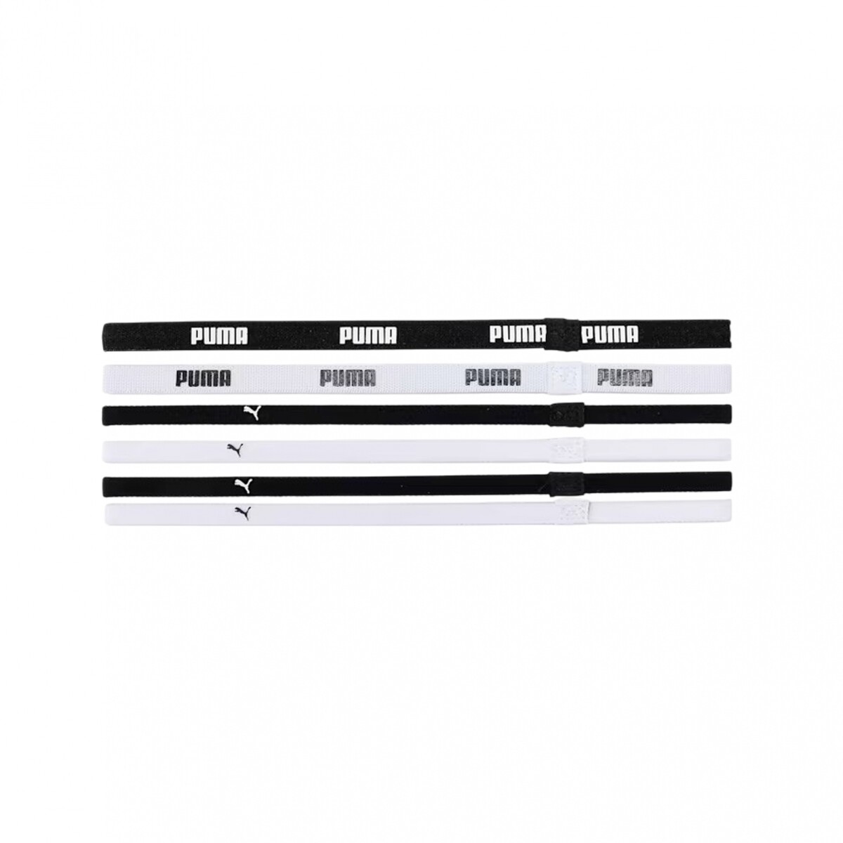 Vincha Puma 6 Pcs - Grey Scale 
