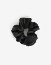 Skunzies Lisas Scrunchie Satén Chocolate - Negro
