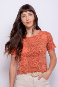 REMERA DEFRED Coral Oscuro