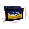 BATERIA SORIANO 110AMP DERECHA BATERIA SORIANO 110AMP DERECHA