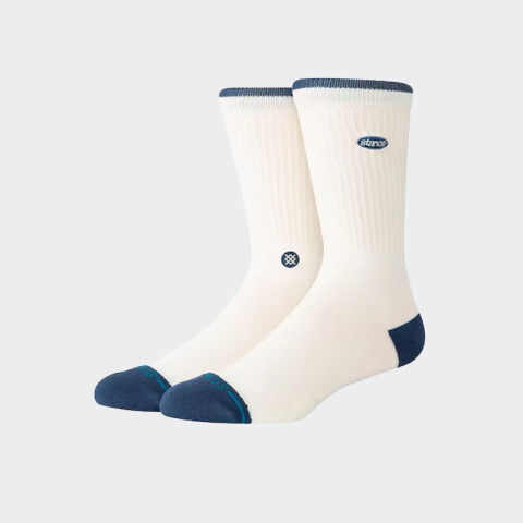 Medias Stance Blurred Crew Blanco