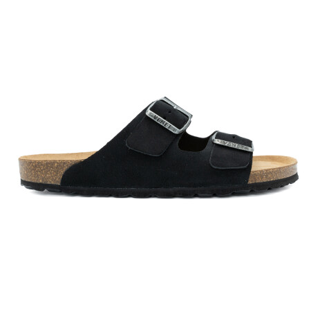 SANDALIAS VENET - CUERO PARIS NEGRO