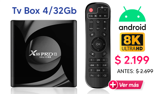 ¡Tv Box 4/32Gb en oferta!
