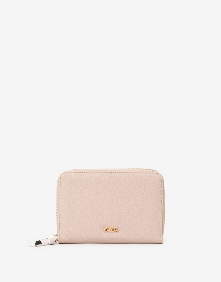 Ficheros Zip Round Billetera Fichero Rosa - Rosa Claro