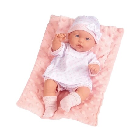 Bebote De Goma Yt121B 33Cm Con Manta Y Almohada Ub ROSA