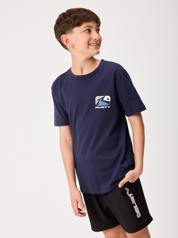 T-SHIRT KOMMA TEEN RUSTY Navy
