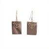 Caravanas Colgante Cuadrado-Plata 925-Piedra Avalon-CA3398 conpiedra