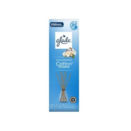 Glade aromatizante de ambiente x6 varillas Cotton Dreams