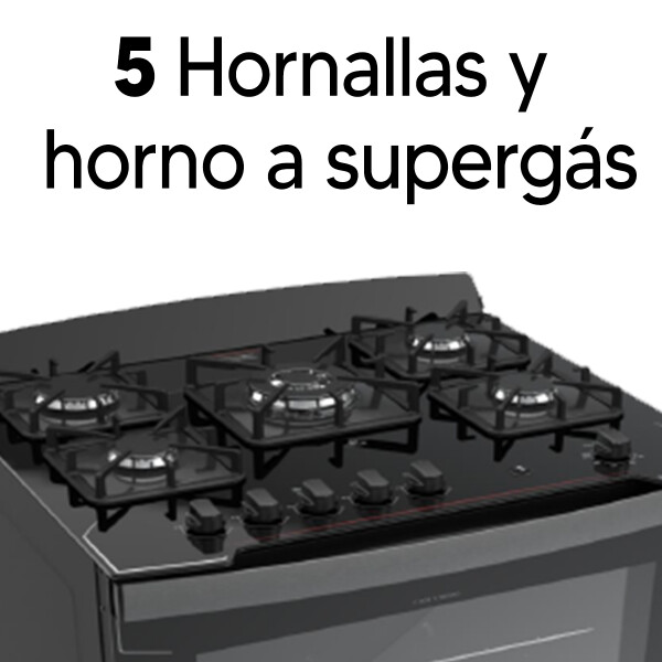 Cocina A Gas James C805v COCINA JAMES A GAS C805V NEGRA 7805