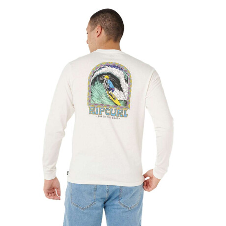 Remera Rip Curl Shredding Blanco