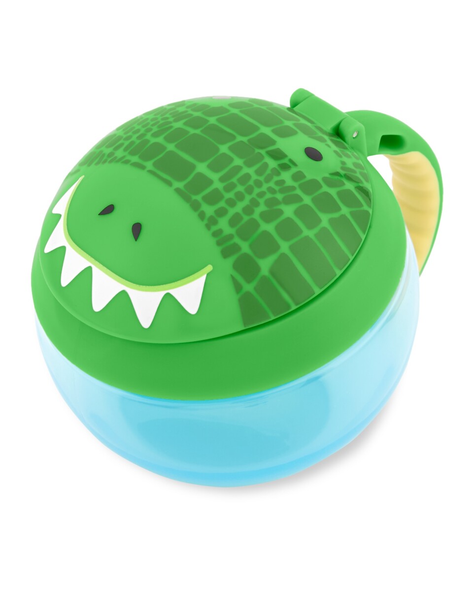 Tupper de snacks diseño cocodrilo 