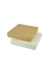 Caja 42 - 30x30x5,5 cm. REVERSIBLE BLANCO MADERA
