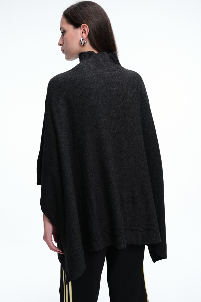 PONCHO TEJIDO Antracita