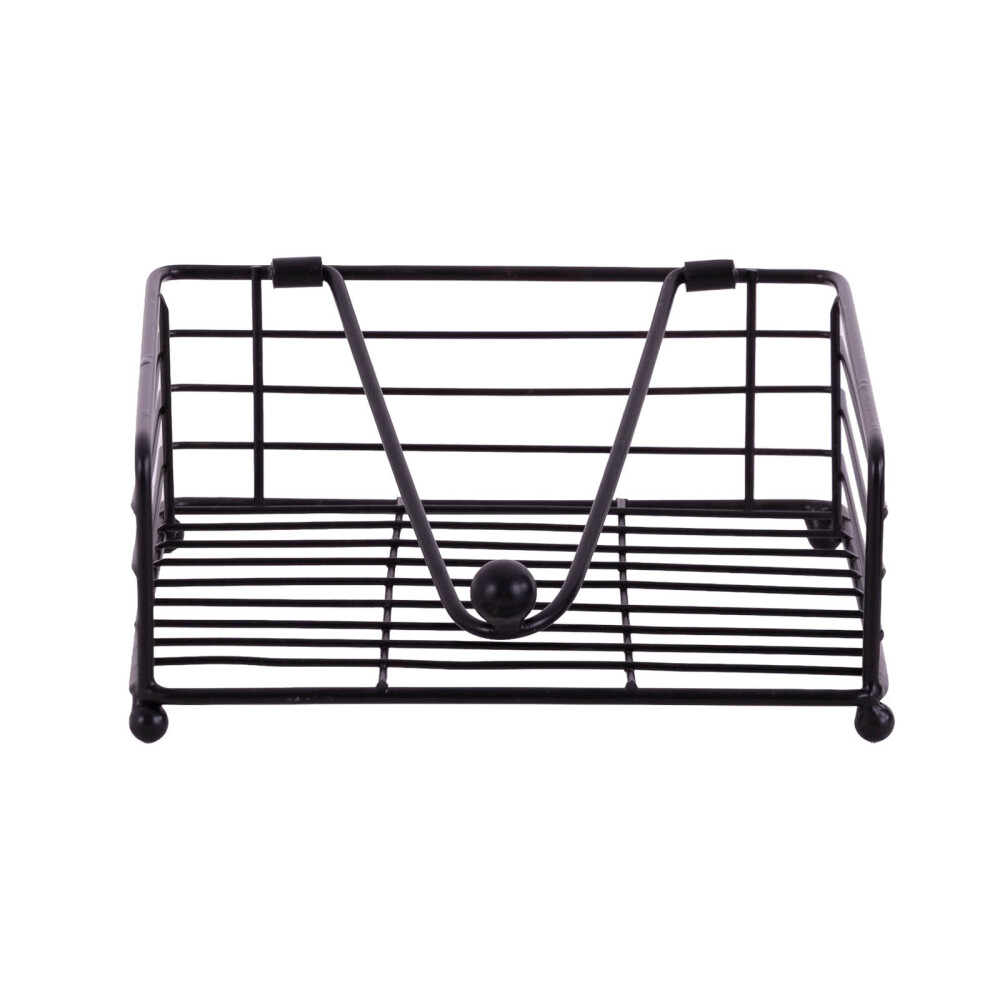 SERVILLETERO SMALL METAL NEGRO 3981